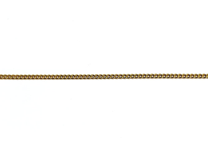 Chaîne maille gourmette en or rose 18 carats 58 Facettes 1810623