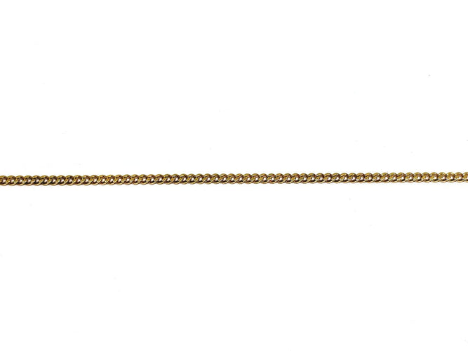 Chaîne maille gourmette en or rose 18 carats 58 Facettes 1810623