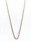 Chaîne maille gourmette en or rose 18 carats 58 Facettes 1810623