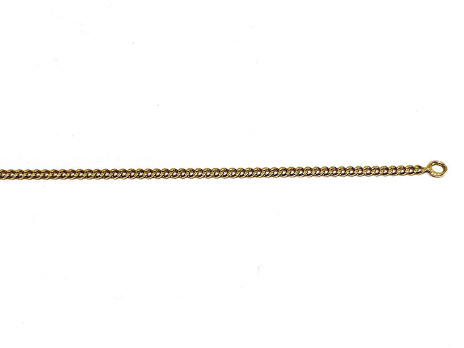 Chaîne maille gourmette en or rose 18 carats 58 Facettes 1810623