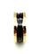 51 BVLGARI B.zero1 - Bague en or rose et céramique 58 Facettes BVLGARI BG