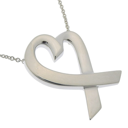 Tiffany & Co. Paloma Picasso Loving Heart - Collier en argent 58 Facettes ph719aibi2