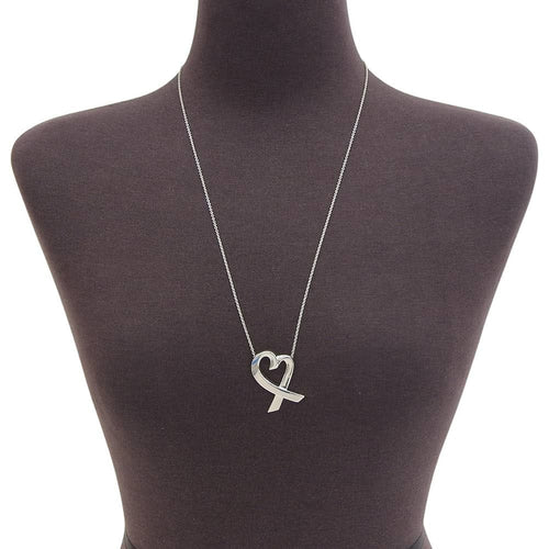 Tiffany & Co. Paloma Picasso Loving Heart - Collier en argent 58 Facettes ph719aibi2