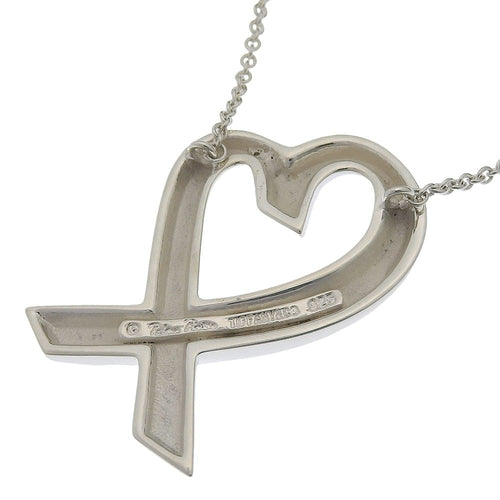 Tiffany & Co. Paloma Picasso Loving Heart - Collier en argent 58 Facettes ph719aibi2