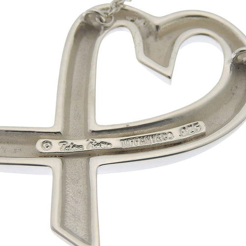 Tiffany & Co. Paloma Picasso Loving Heart - Collier en argent 58 Facettes ph719aibi2