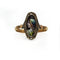 56 Bague en or jaune et émail de Limoges 58 Facettes 260214R