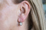 Boucles d'oreilles anciennes en or jaune, opales et diamants 58 Facettes 13420