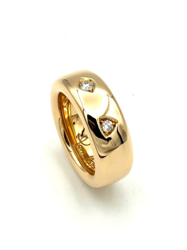 50 Pomellato Iconica - Bague en or rose et diamants 58 Facettes POMELLATO BG
