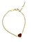 Chopard Happy Hearts - Bracelet en or rose 18K et cornaline 58 Facettes CHOPARFD BRA
