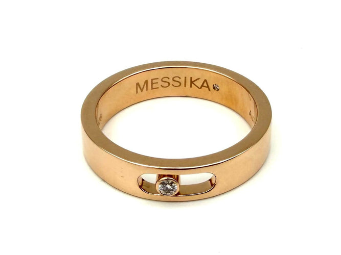 53 Messika Alliance Move Joaillerie - Bague en or rose et diamant 58 Facettes MESSIKA BG