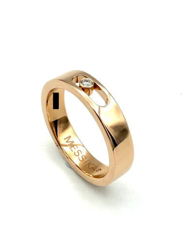 53 Messika Alliance Move Joaillerie - Bague en or rose et diamant 58 Facettes MESSIKA BG