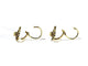 Boucles d'oreilles dormeuses en or jaune et perles 58 Facettes 1810943