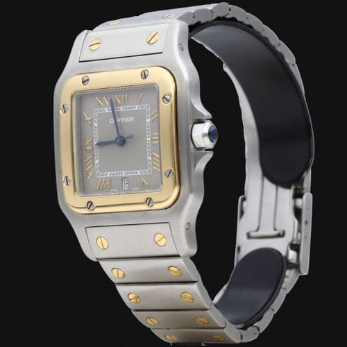 Cartier Santos Galbée - Montre en or jaune et acier 58 Facettes MT47837