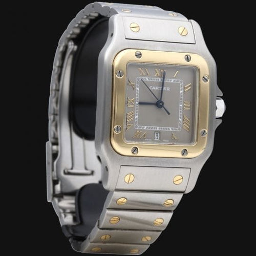 Cartier Santos Galbée - Montre en or jaune et acier 58 Facettes MT47837