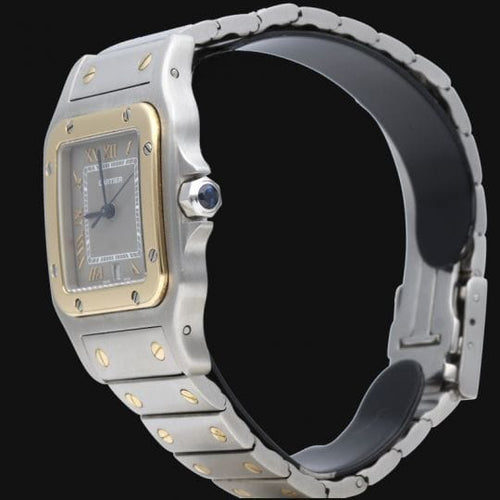 Cartier Santos Galbée - Montre en or jaune et acier 58 Facettes MT47837