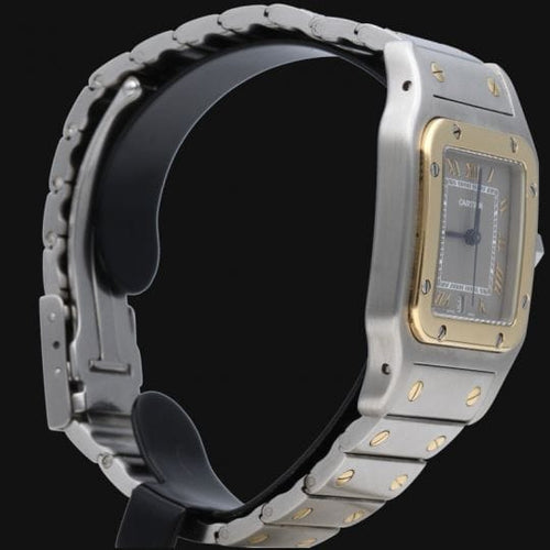 Cartier Santos Galbée - Montre en or jaune et acier 58 Facettes MT47837