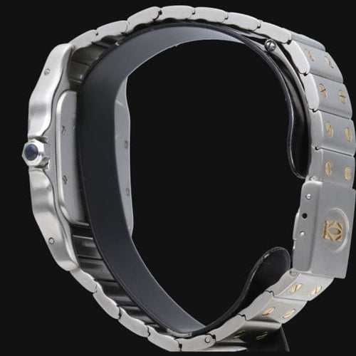 Cartier Santos Galbée - Montre en or jaune et acier 58 Facettes MT47837