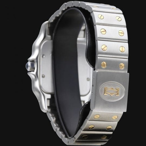 Cartier Santos Galbée - Montre en or jaune et acier 58 Facettes MT47837