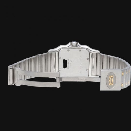 Cartier Santos Galbée - Montre en or jaune et acier 58 Facettes MT47837