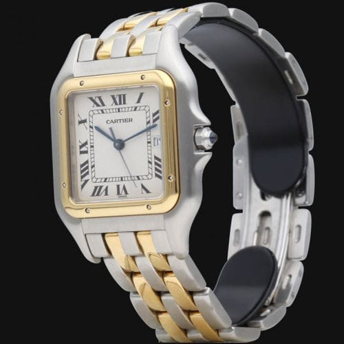 Cartier Panthère GM - Montre en or jaune et acier 58 Facettes MT47906