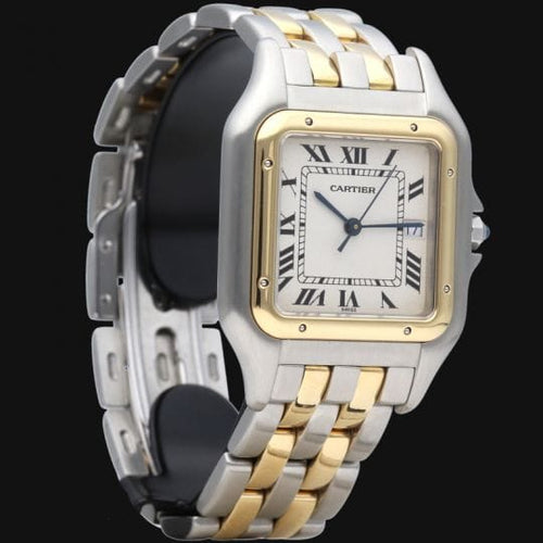 Cartier Panthère GM - Montre en or jaune et acier 58 Facettes MT47906