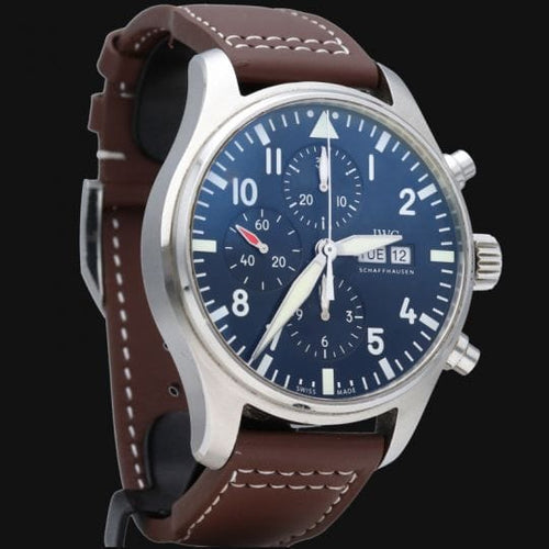 IWC Pilot - Montre Chronograph Petit Prince en acier 58 Facettes MT47762