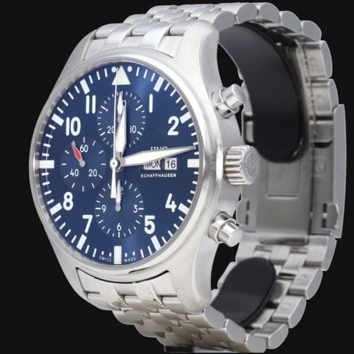 IWC Pilot Chronograph - Montre en acier 58 Facettes MT47919