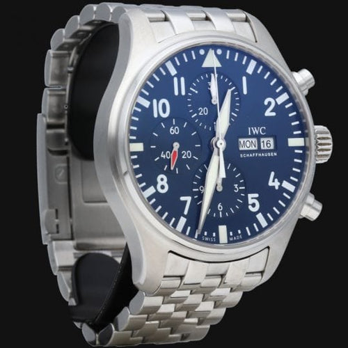 IWC Pilot Chronograph - Montre en acier 58 Facettes MT47919