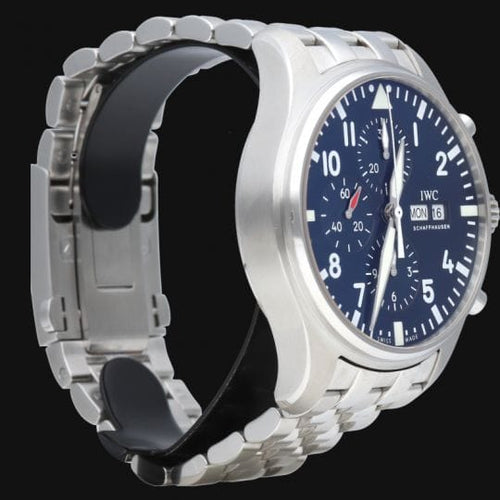 IWC Pilot Chronograph - Montre en acier 58 Facettes MT47919