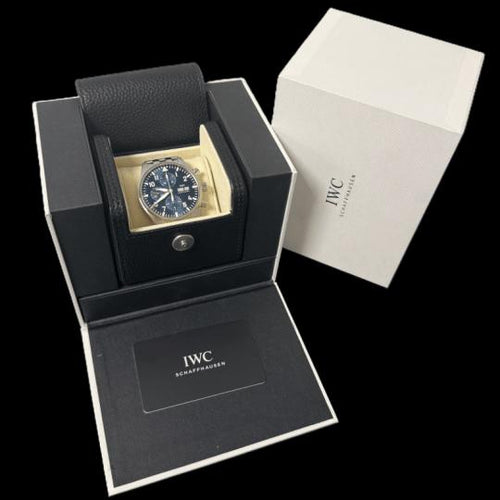 IWC Pilot Chronograph - Montre en acier 58 Facettes MT47919