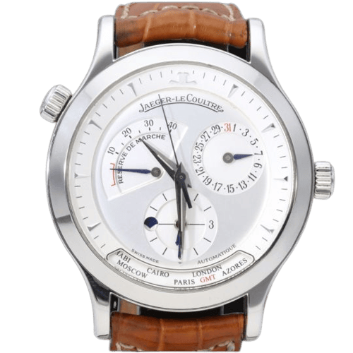Jaeger-LeCoultre Master Geographic - Montre en acier 58 Facettes MT47684