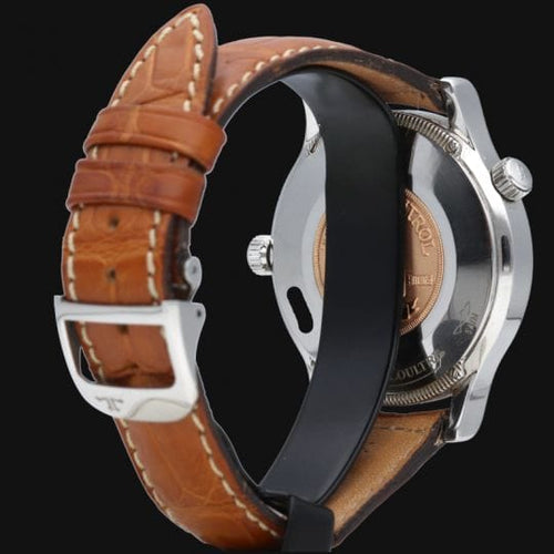 Jaeger-LeCoultre Master Geographic - Montre en acier 58 Facettes MT47684