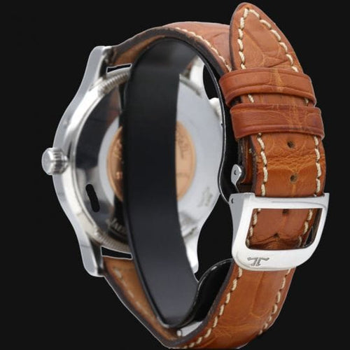 Jaeger-LeCoultre Master Geographic - Montre en acier 58 Facettes MT47684