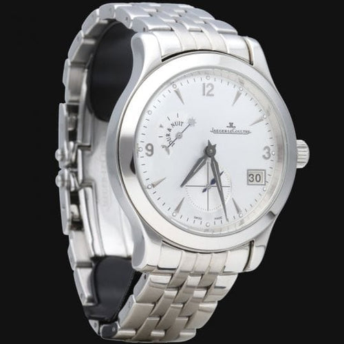 Jaeger-LeCoultre Master Control Hometime - Montre automatique en acier 58 Facettes MT47773