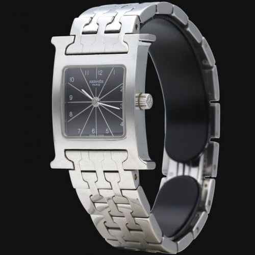 Hermès Heure H - Montre en acier 58 Facettes MT42167