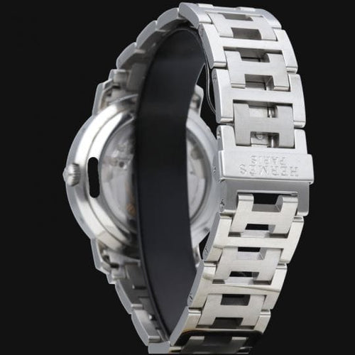 Hermès Clipper - Montre automatique en acier 58 Facettes MT47508