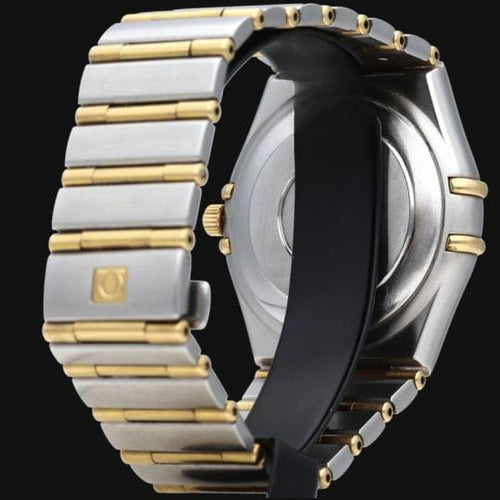 Omega Constellation - Montre en or jaune, acier et diamants 58 Facettes MT47971