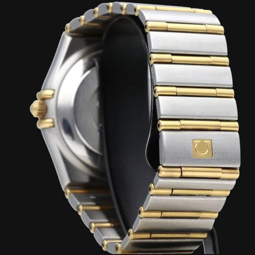 Omega Constellation - Montre en or jaune, acier et diamants 58 Facettes MT47971