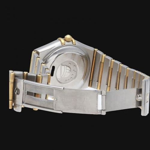 Omega Constellation - Montre en or jaune, acier et diamants 58 Facettes MT47971
