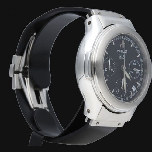 Hublot Elegant - Montre chronographe en acier 58 Facettes MT47492