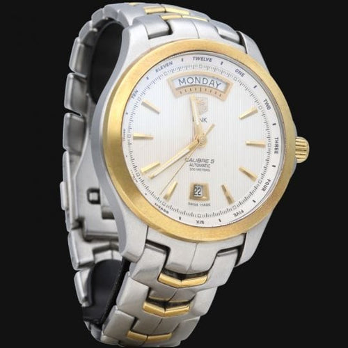 TAG Heuer Link Calibre 5 - Montre en acier et or jaune 58 Facettes MT47435