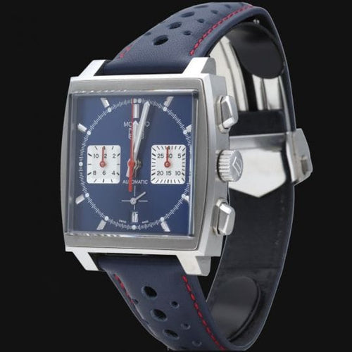 TAG Heuer Monaco - Montre chronographe en acier 58 Facettes MT47922