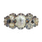 64 Bague georgienne en or jaune et argent avec diamants taille rose 58 Facettes 26058-0278