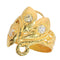 61 Bague triple serpent victorienne en or jaune et diamants taille ancienne 58 Facettes 26065-0149
