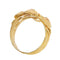 61 Bague triple serpent victorienne en or jaune et diamants taille ancienne 58 Facettes 26065-0149