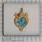 Art Nouveau - Pendentif en or jaune, émail et diamant 58 Facettes 26065-0291