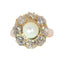 51 Bague victorienne en or jaune et rouge, perle et diamants 58 Facettes 26085-0085