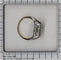 52 Art déco - Bague en or jaune, platine, diamants et onyx 58 Facettes 26085-0110