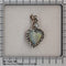 Victorien - Pendentif cœur en or rouge, opales et diamants 58 Facettes 26085-0213