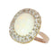 57 Bague victorienne tardive en or rouge, opale et diamants 58 Facettes 26089-0321